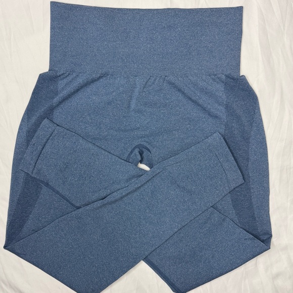 NVGTN Slate Blue Curve Seamless Leggings - Picture 9 of 11